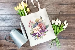 Watercolor Mother's Day Flowers PNG for Sublimation Product Image 4