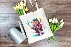 Fantasy Lion Character Watercolor PNG for Sublimation Product Image 3