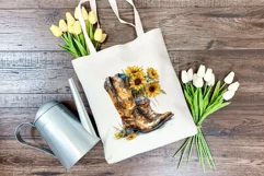 Watercolor Western Boots and Sunflowers PNG for Sublimation Product Image 4