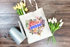 Watercolor Mother's Day Flowers PNG for Sublimation Product Image 4