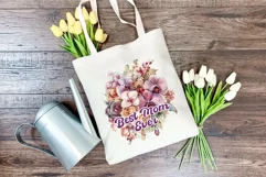 Watercolor Mother's Day Flowers PNG for Sublimation Product Image 4