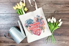 Watercolor Mother's Day Flowers PNG for Sublimation Product Image 4