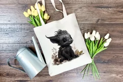 Cute Black Baby Dragon Clipart PNG for Sublimation Product Image 4