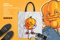 Vegetarian smile paprika logo mascot illustration Product Image 6