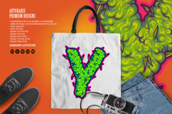 Cannabis Themed Y Letter Logo Illustrations Product Image 5