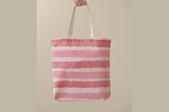 Watercolor Pink Stripe Digital Paper Patterns Product Image 5