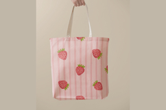 Summer Strawberry Seamless Pattern | Fruit Digital Paper Product Image 4