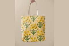 Daffodil Flower Digital Paper Pattern | Seamless Pattern Product Image 6