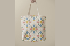 Folk Art Flower Seamless Pattern | Flower Digital Paper Product Image 4