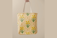 Daffodil Flower Digital Paper Pattern | Seamless Pattern Product Image 6