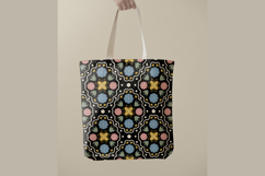 Folk Art Flower Seamless Pattern | Flower Digital Paper Product Image 4