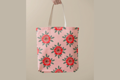 Acrylic Flower Seamless Pattern | Flower Digital Paper Product Image 9