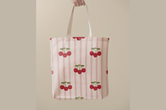 Summer Cherry Seamless Pattern | Fruit Digital Paper Product Image 4