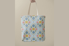 Folk Art Flower Seamless Pattern | Flower Digital Paper Product Image 4