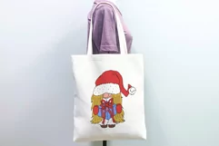 Christmas Gnomes - Cute Line Art Clip art & Patterns Vector Product Image 2