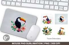 Mouse Pad Toucan Embroidery Product Image 1