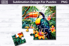 Toucan Pillow | Bird Sublimation Product Image 2