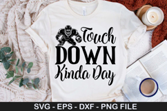 Touchdown Kinda Day SVG - Football Design Product Image 1