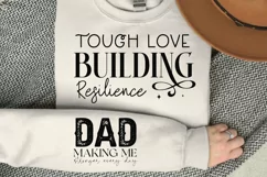 Tough Love Building Sleeve SVG, Father's Day SVG Design Product Image 2