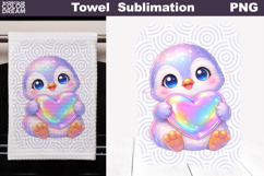 Cute Animal Heart Towel | Valentines Day Towel Product Image 1