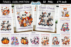 Guest Check|Halloween Patchwork Ghost Towel Bundle Product Image 1