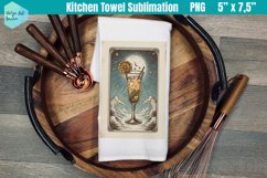 Funny Tarot Card Kitchen Towel Sublimation Product Image 1