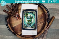 Funny Tarot Card Kitchen Towel Sublimation | Majito Product Image 1