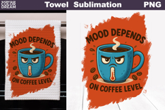 Coffee Quote Towel | Funny Coffee Cup Towel Product Image 1