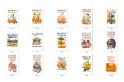Fall Kitchen Towel Bundle, Pumpkin Spice, Autumn Pumpkin Product Image 2
