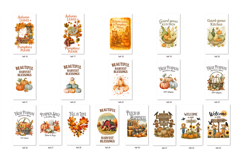 Fall Kitchen Towel Bundle, Pumpkin Spice, Autumn Pumpkin Product Image 3