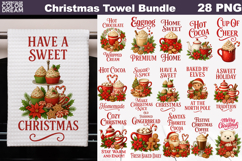 Vintage Christmas Towel Bundle | Christmas Quotes Towel Product Image 1