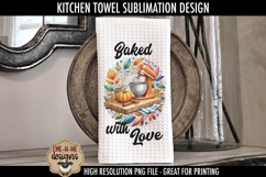 Fall Mixers Fall Leaves - Kitchen Towel Sublimation PNGs Product Image 2