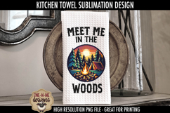 Tent Camping Outdoor Fathers Day Sublimation Kitchen Towels Product Image 2