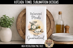 Balanced Meals - Made From Scratch - Towel Sublimation PNGs Product Image 2