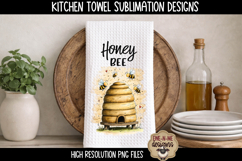 Bee Hives and Bees - Sublimation Kitchen Towel Designs Product Image 3