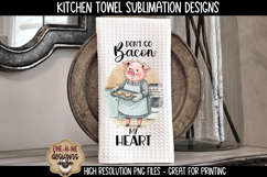 Valentine Pigs Sublimation Kitchen Towel Designs Product Image 3