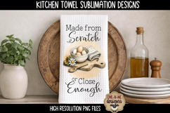 Balanced Meals - Made From Scratch - Towel Sublimation PNGs Product Image 3