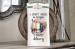 Funny Kitchen Towel Sublimation Bundle | Clothesline Towels Product Image 3