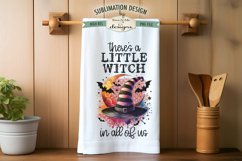 Witch Hat Halloween Kitchen Towel Sublimation Designs Product Image 4