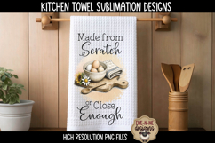 Balanced Meals - Made From Scratch - Towel Sublimation PNGs Product Image 5