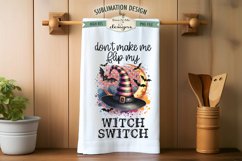 Witch Hat Halloween Kitchen Towel Sublimation Designs Product Image 5