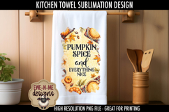 Pumpkin Pie Pumpkin Spice - Kitchen Towel Sublimation PNGs Product Image 5