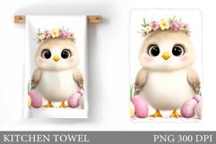 Easter Chick Kitchen Towel. Chick Easter Kitchen Towel Product Image 1