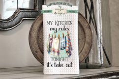 Funny Kitchen Towel Sublimation Bundle | Clothesline Towels Product Image 6