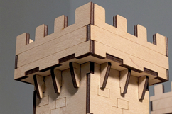 Tower of the Castle dollhouse - laser cut file Product Image 4