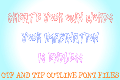 Toxic Misfits Alphabet Font Lettering ABC Slime OTF TTF Type Product Image 3