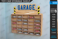 Toy Car Storage Shelves Laser Cut Bundle|Collection of Cars Product Image 4