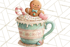 Santa's Elves Clipart, Christmas Elf Illustrations PNG Product Image 3