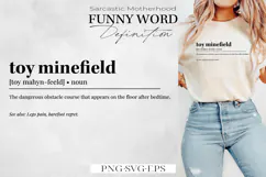 Funny Mom-Themed Definitions | SVG & PNG | Motherhood Product Image 1
