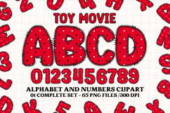 Sheriff Toy Alphabet PNG Clip Art, toy movie letters doodle Product Image 1